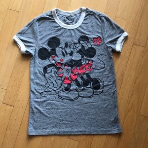 Minnie & Mickey Mouse T Shirt. M From Disney.